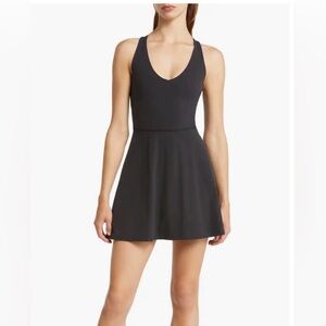 Outdoor Voices Volley Racerback Dress Navy Athletic Tennis Active Size S